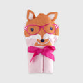 Girls Brown Fox Hooded Towel By THOUBI