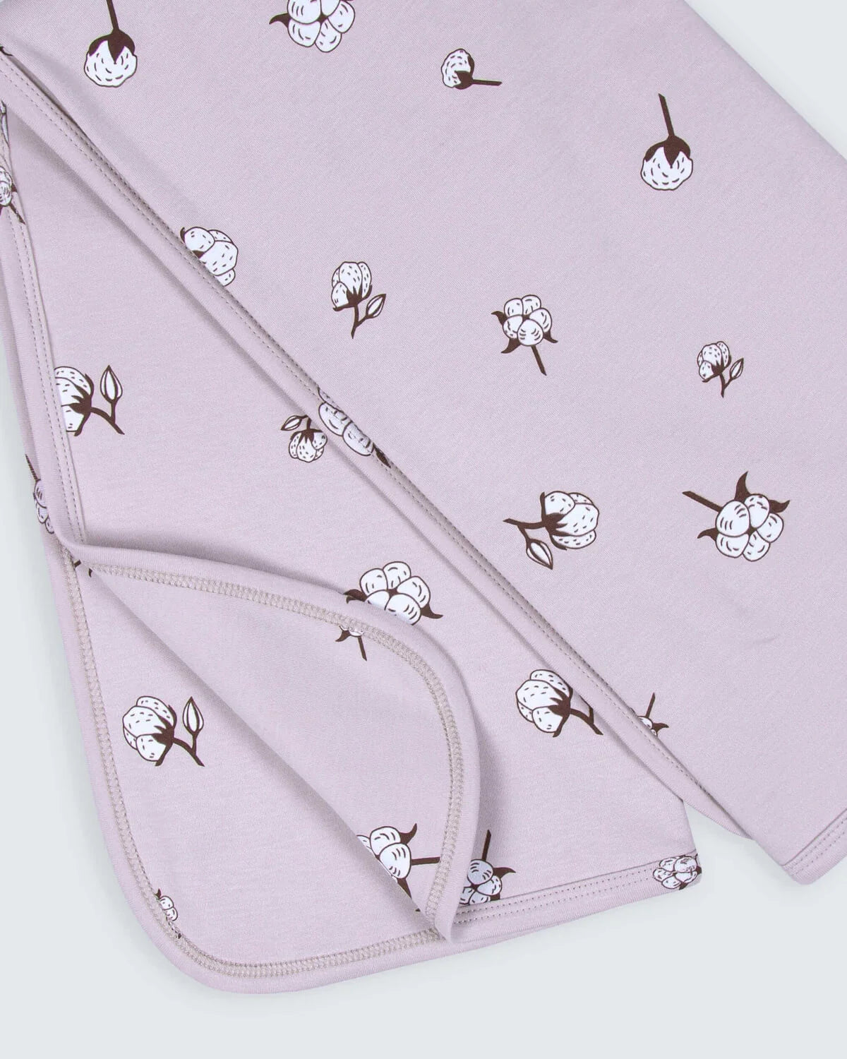 Baby Grey Floral Blanket By THOUBI