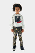Boys Camo Tiger Print Cargo Pants By B&G
