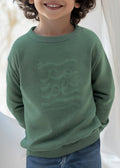 Boys Green Knit Sweater
