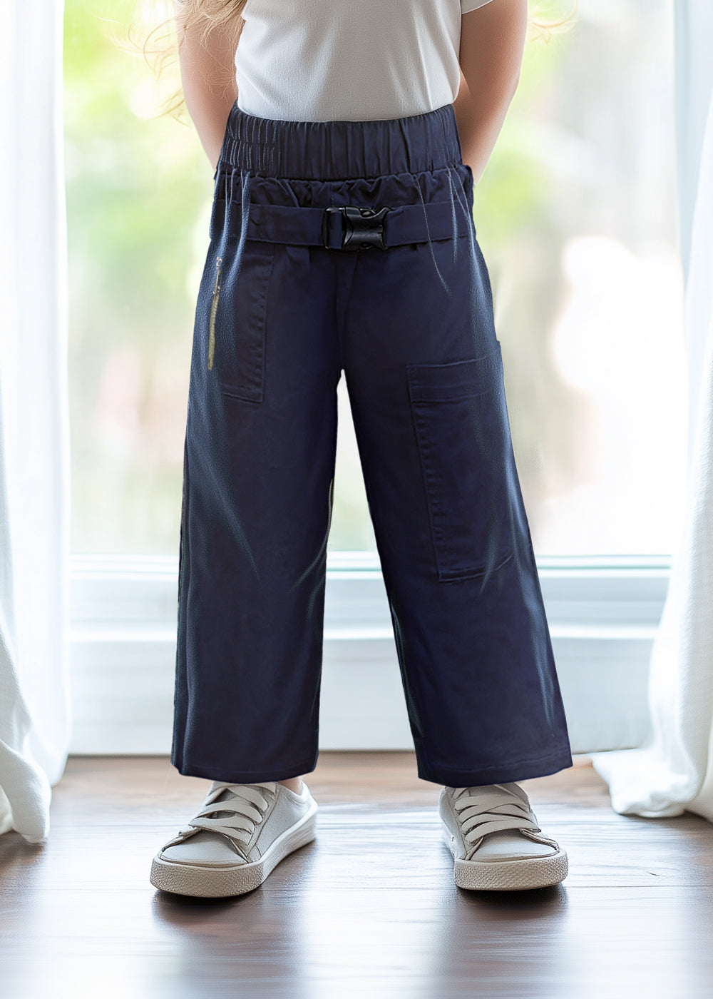 24FW0TY32S0253 Blue PANTS