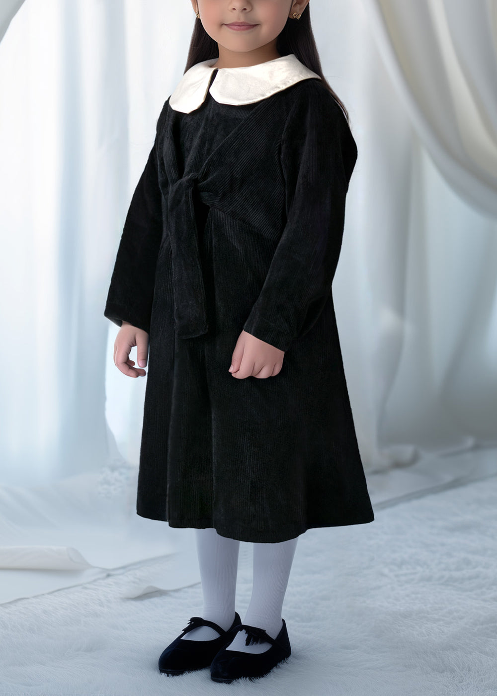 24FW0TY48B0347 Black DRESS