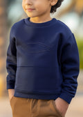 Boys Navy Soft Knit Sweater