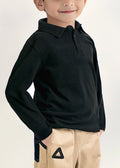 Boys Black Full Sleeve Top