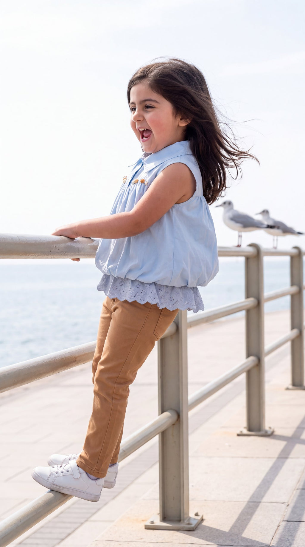 26SS0TY46B0646 Blue Top GIRL