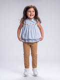 26SS0TY46B0646 Blue Top GIRL