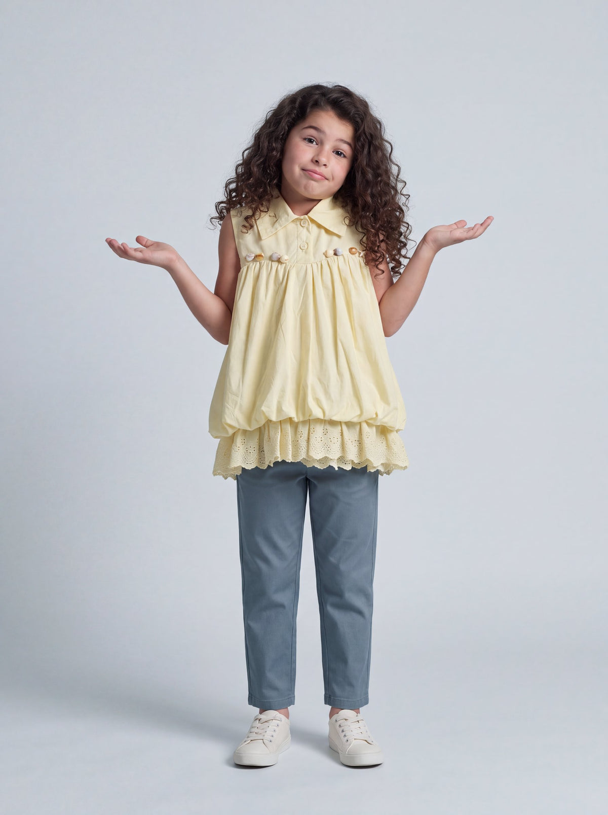 26SS0TY46B0646 Yellow Top GIRL