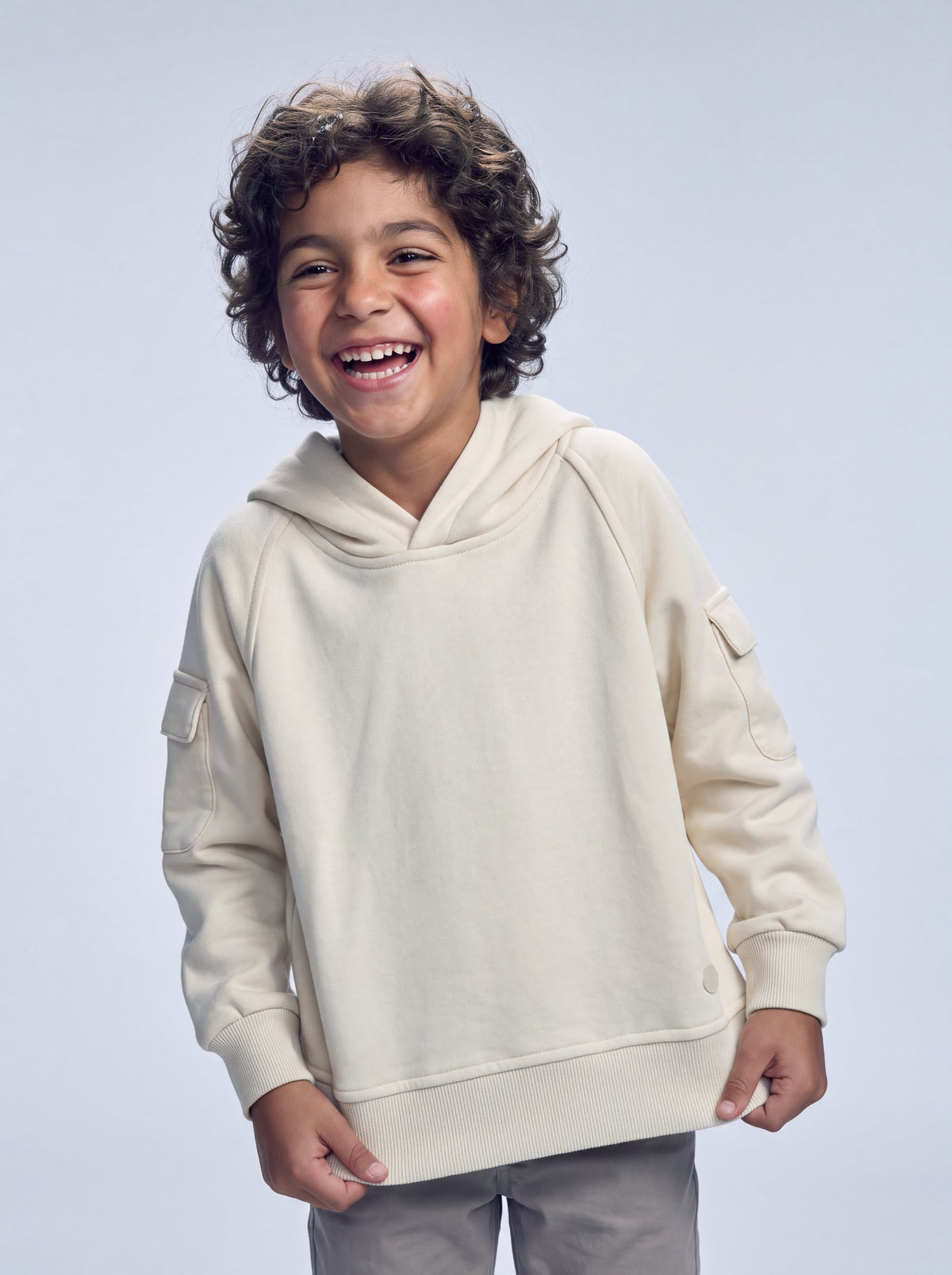 553#Boy Sweaterbeige