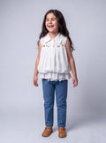26SS0TY46B0646 White Top GIRL