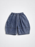Boys Blue Denim Straight-Leg Casual Pull-On Pants