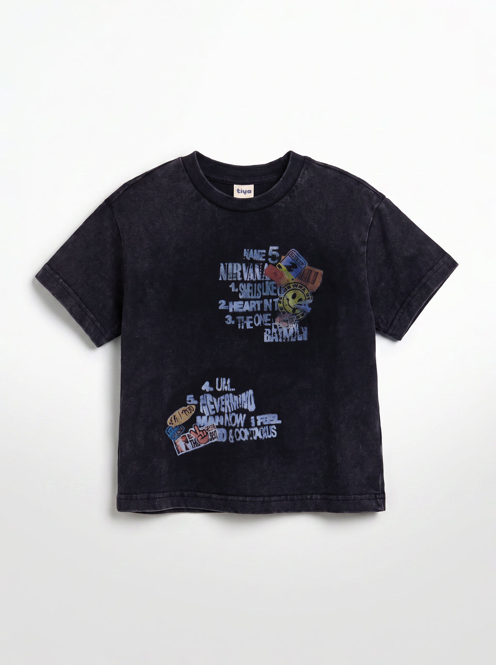 26SS0TY85T0568 Black T-shirt KIDS TSHIRT