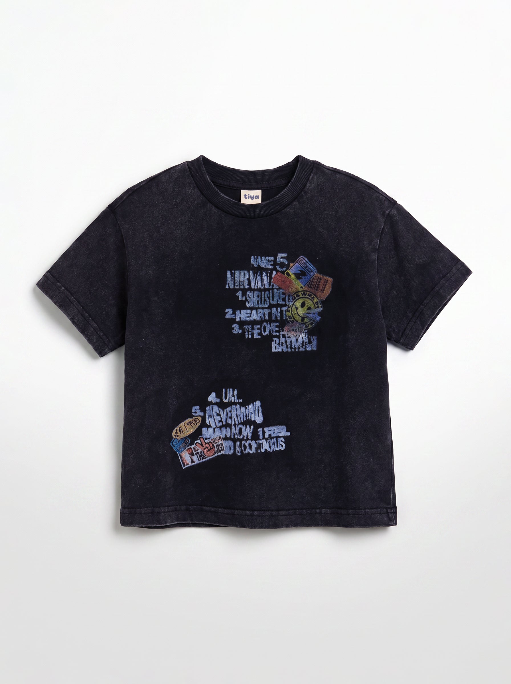 26SS0TY85T0568 Black T-shirt KIDS TSHIRT