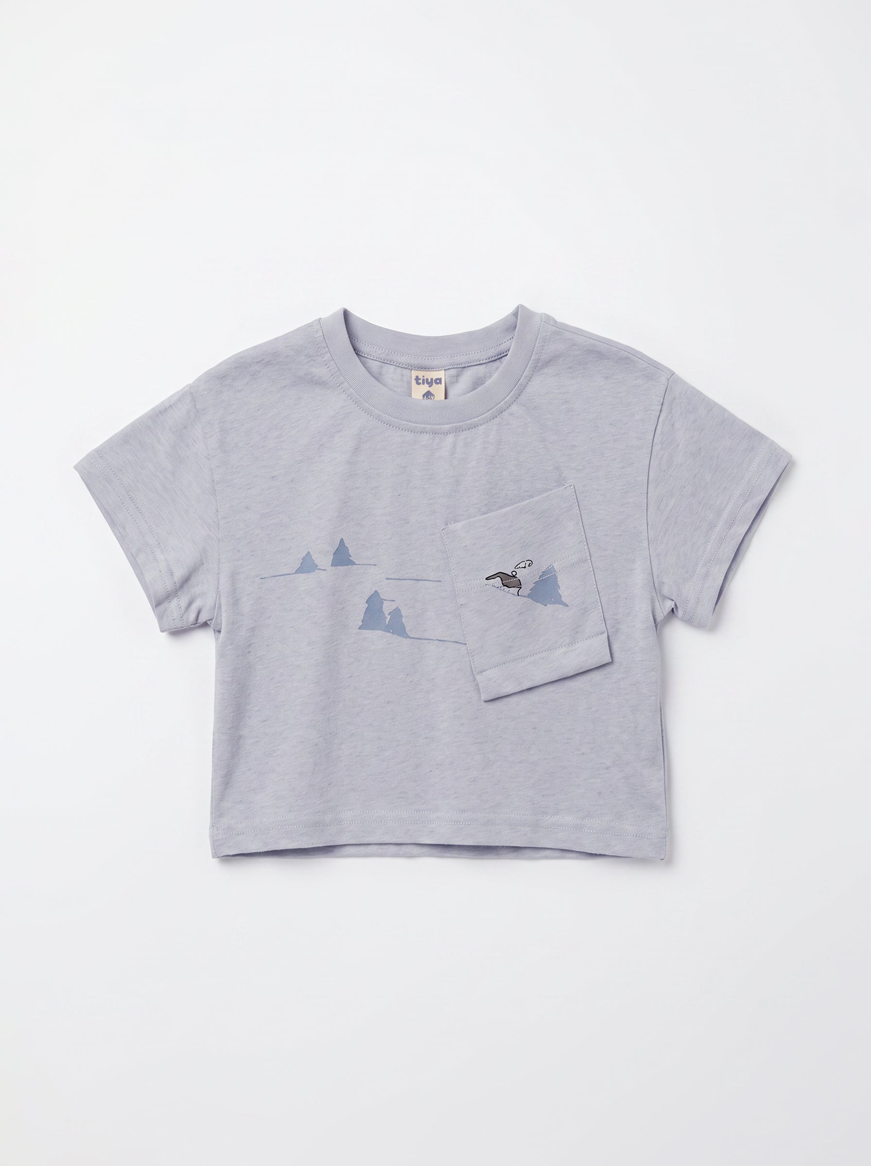 26SS0TY85T0575 Blue T-shirt KIDS TSHIRT