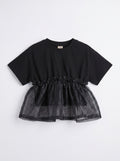 26SS0TY46B0651 Black Top GIRL