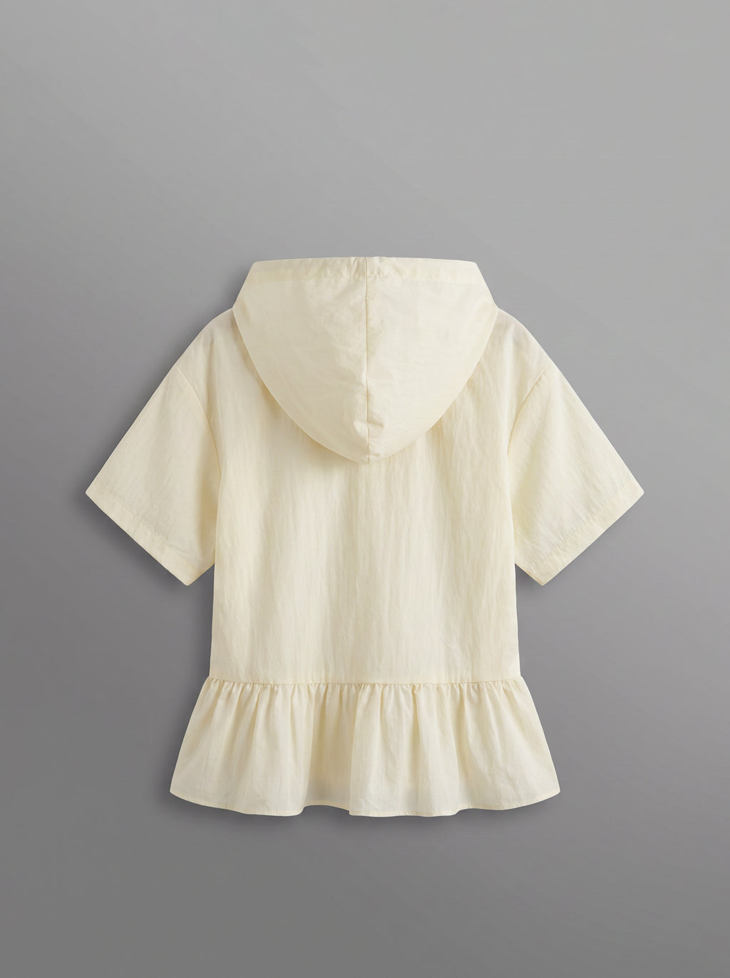 Girls White Short-Sleeve Casual Summer Top