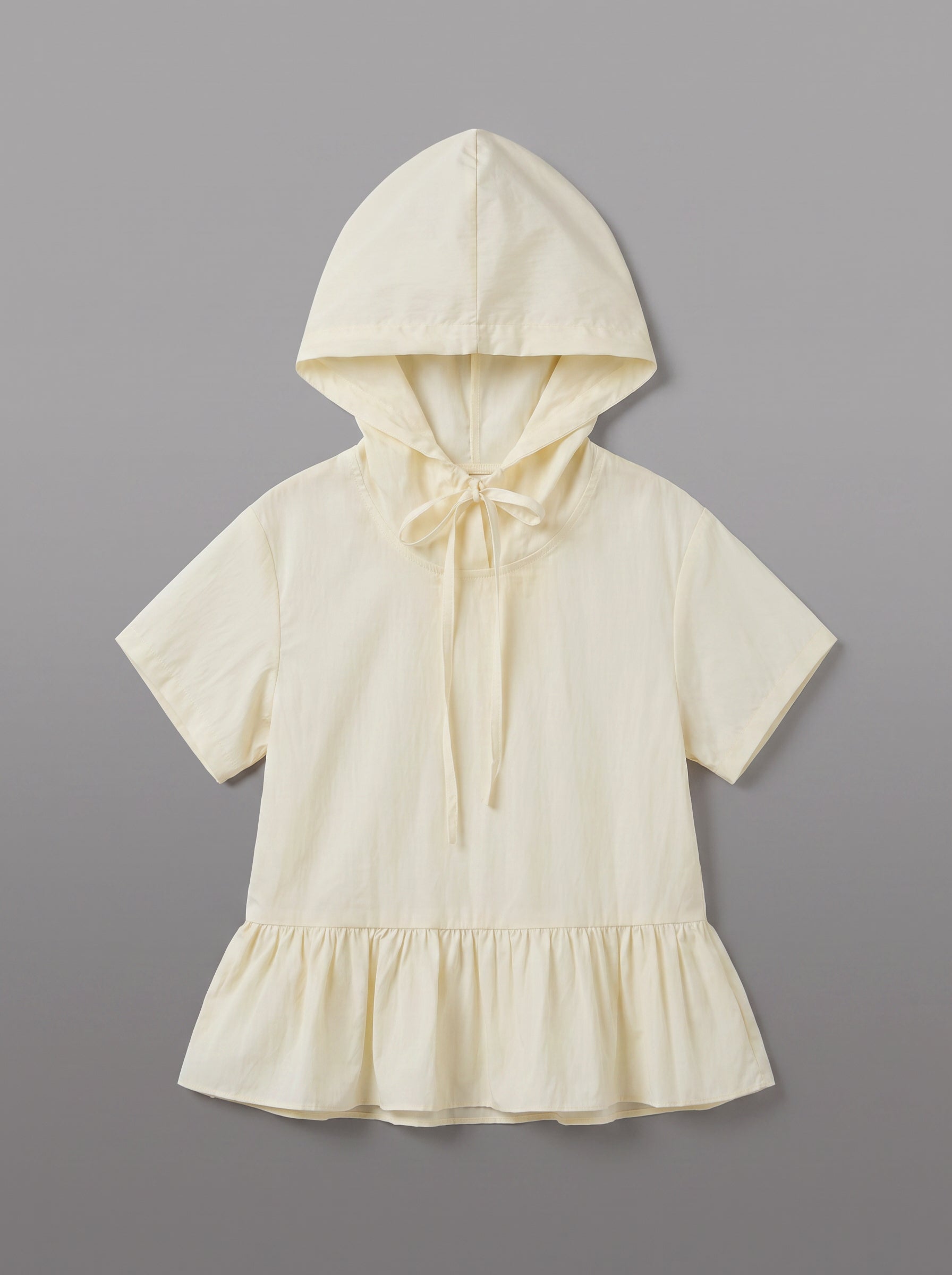 Girls White Short-Sleeve Casual Summer Top