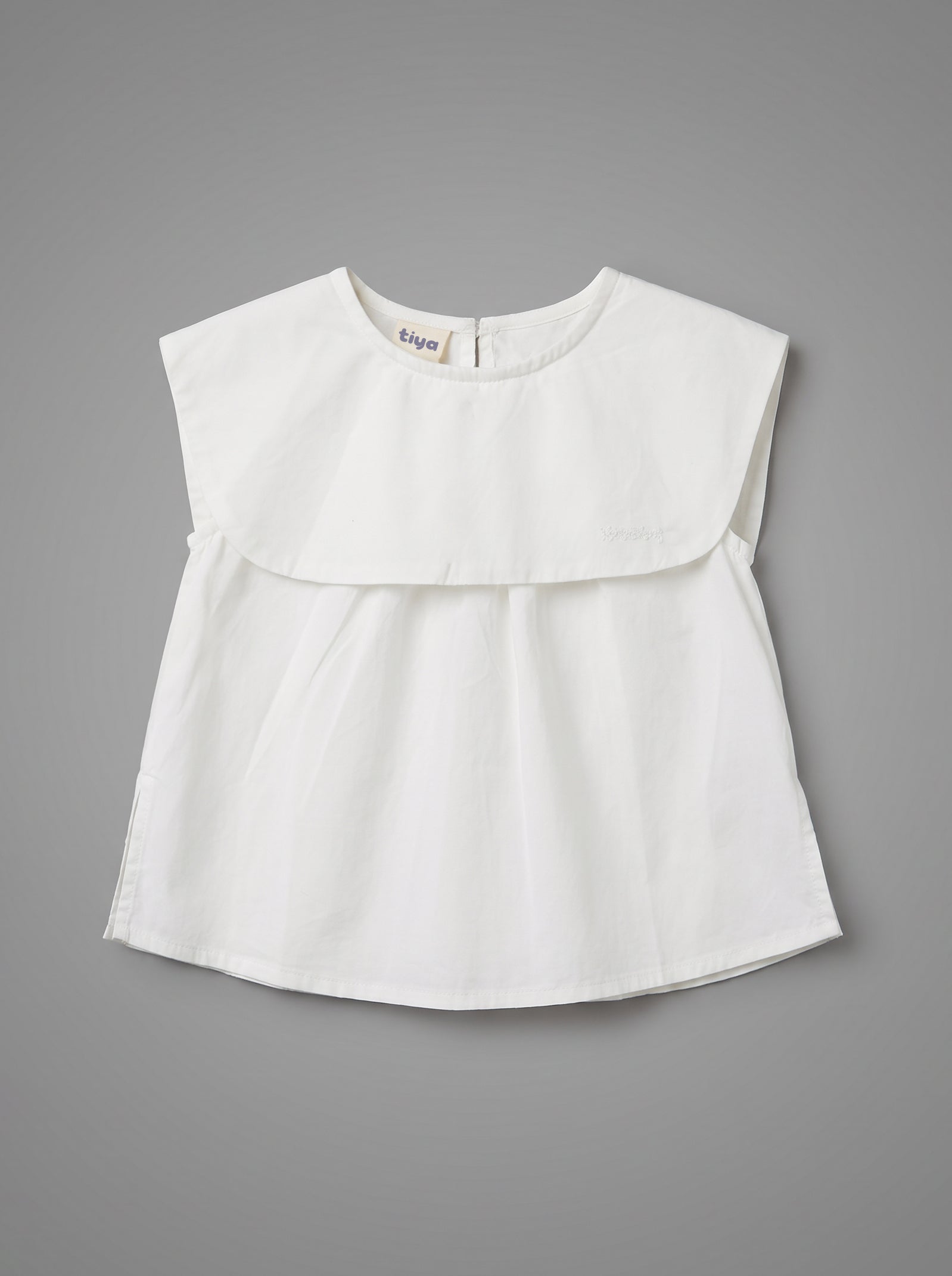 Girls White Short-Sleeve Everyday Relaxed Top