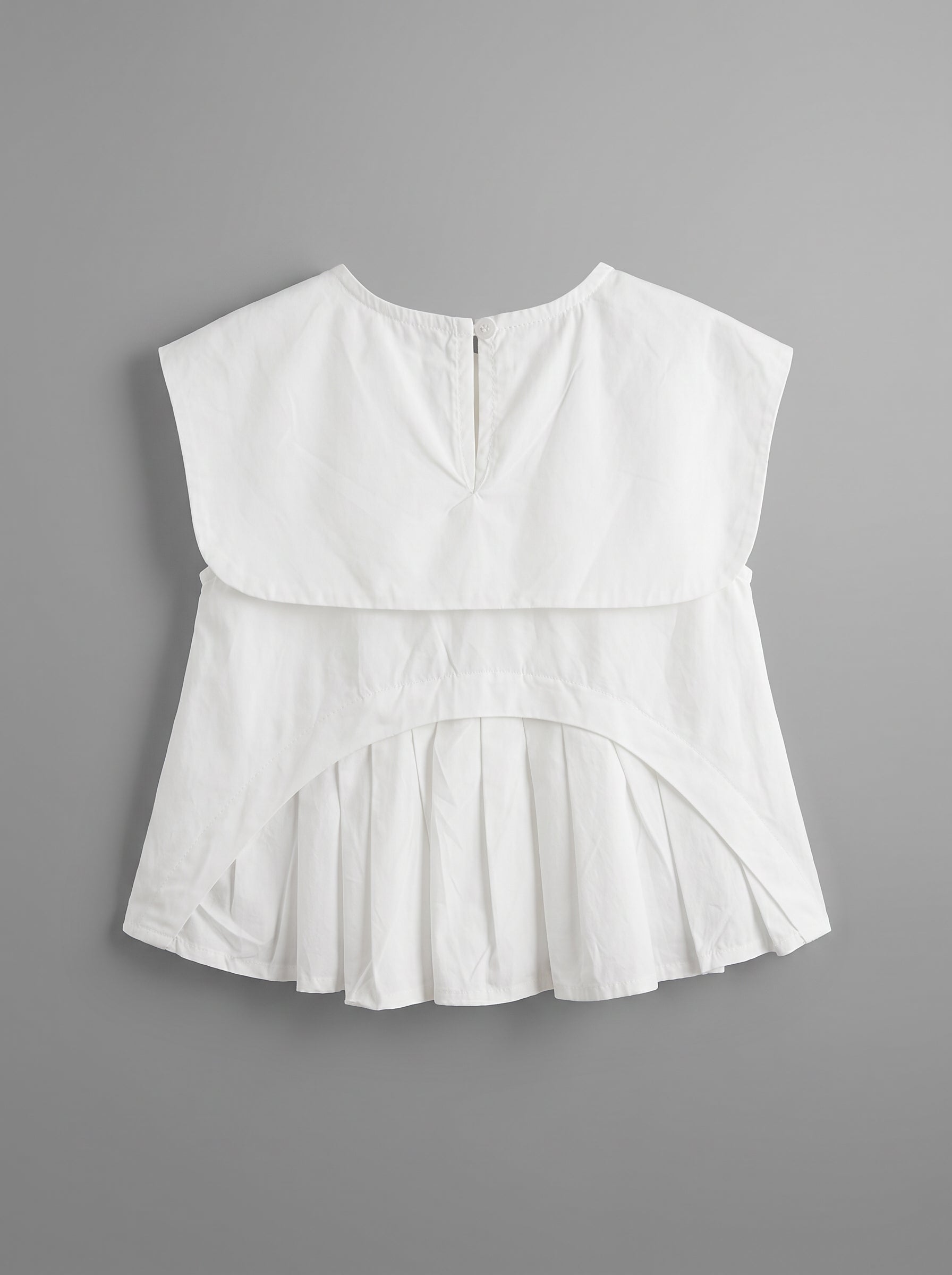 Girls White Short-Sleeve Everyday Relaxed Top