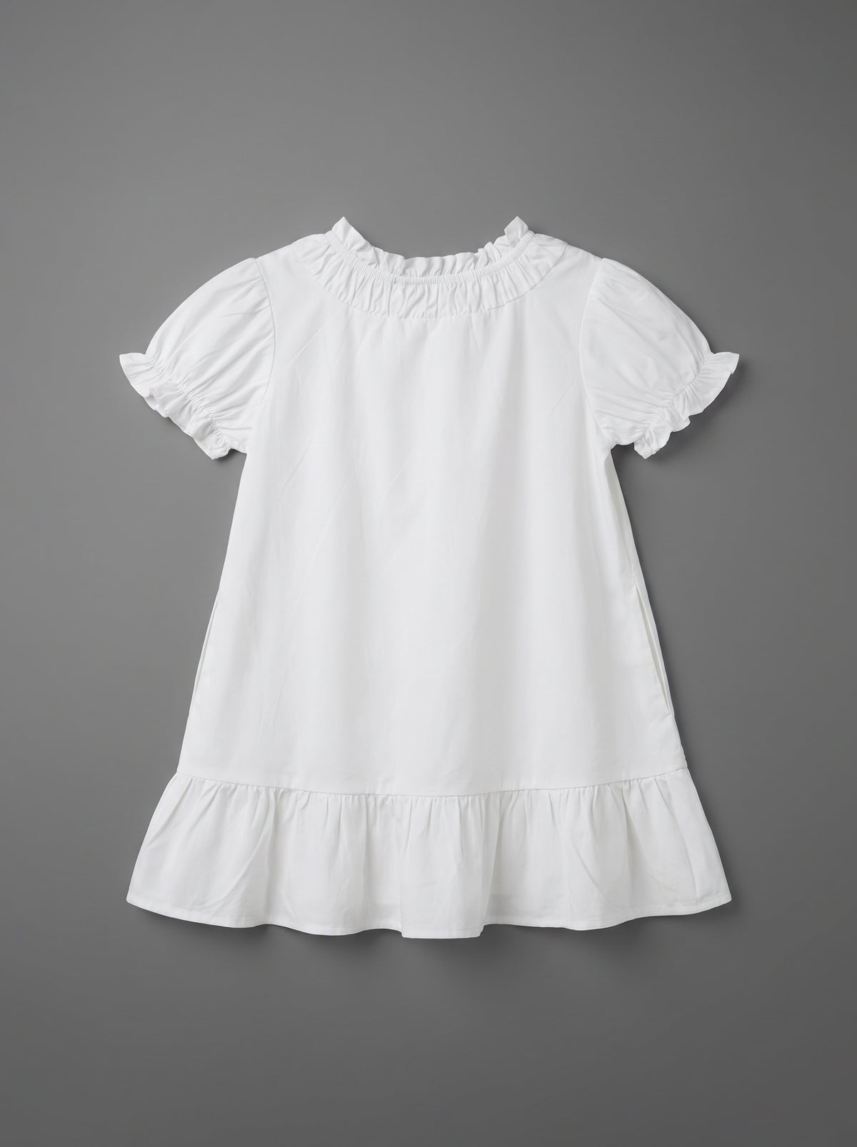 27RAMTY48B0627 Dress GIRL white