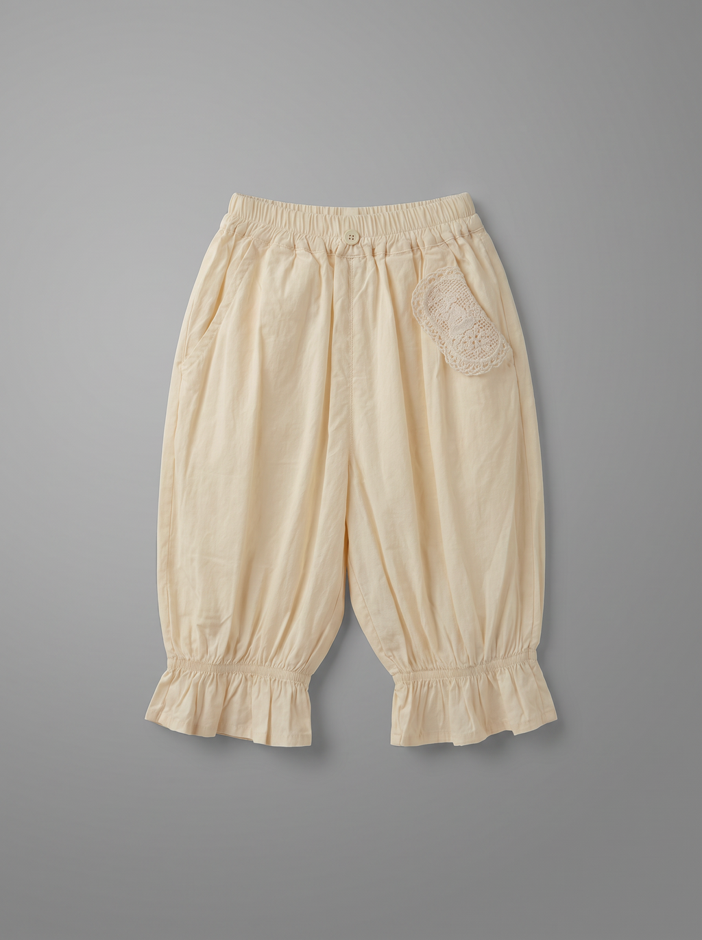 27RAMTY42S0567 Pant GIRL off white
