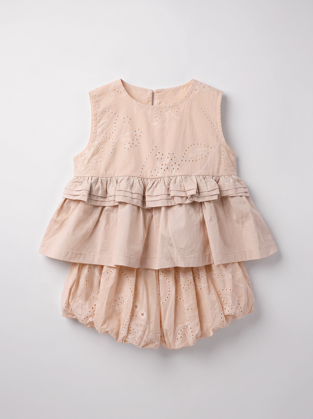 Girls Pink Casual Coordinated Top and Shorts Set
