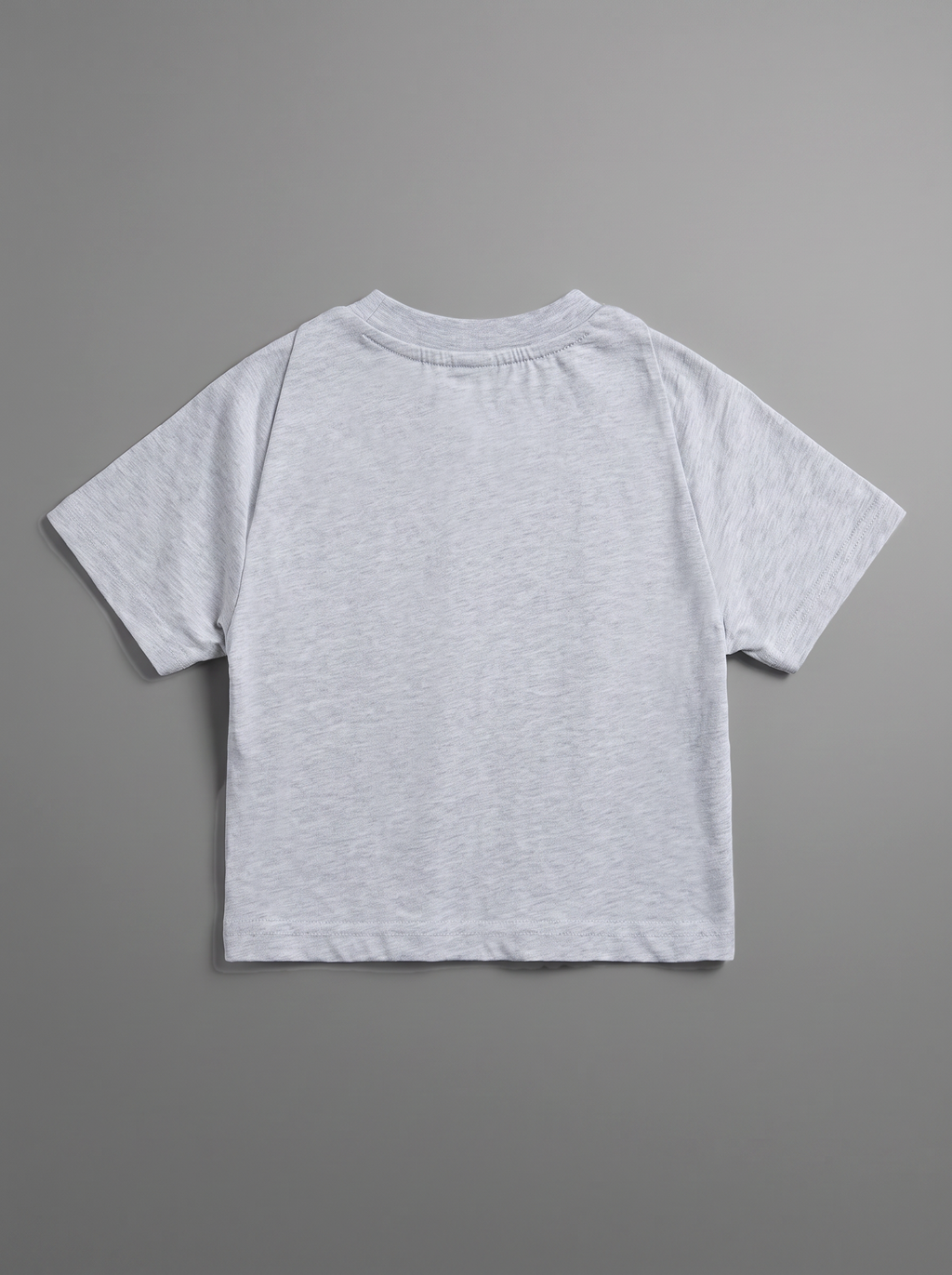Kids Blue Classic Crew-Neck Cotton T-Shirt