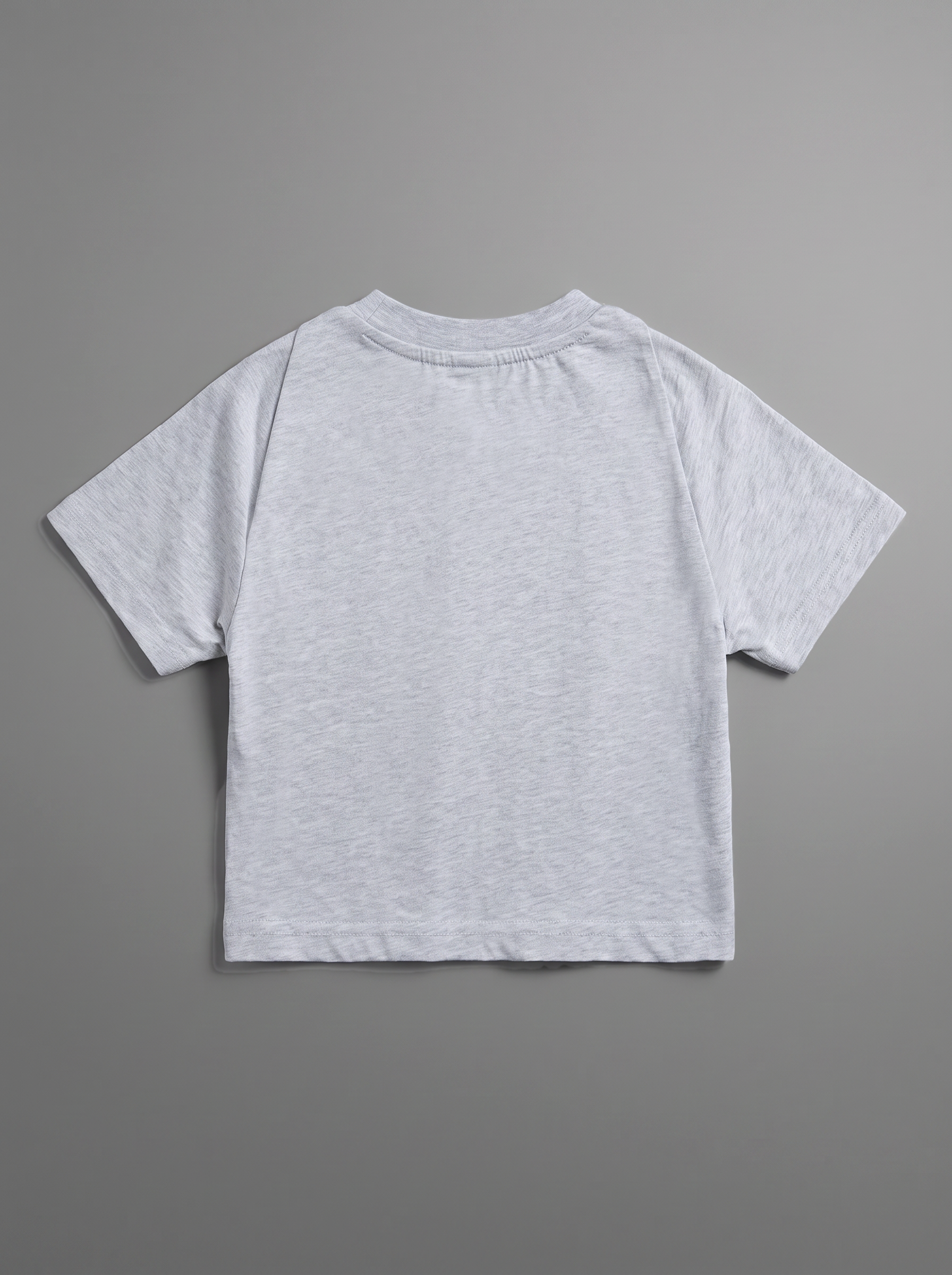 Kids Blue Classic Crew-Neck Cotton T-Shirt