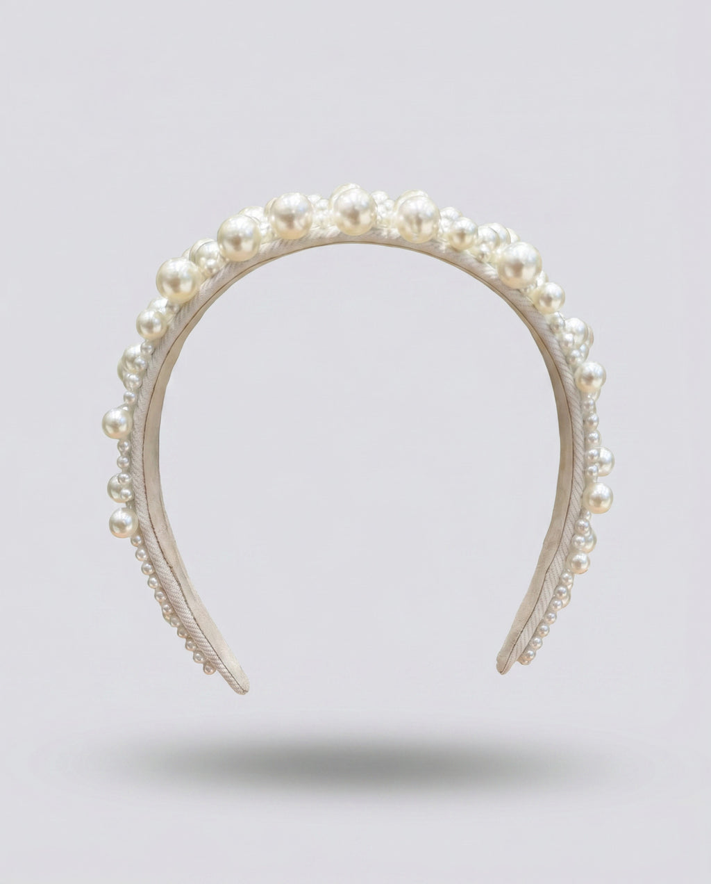 Girls White Pearl Hairband