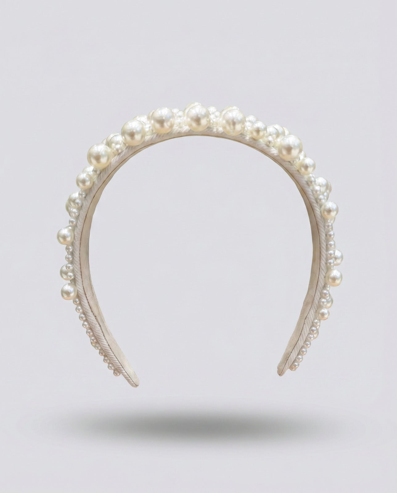 Girls White Pearl Hairband