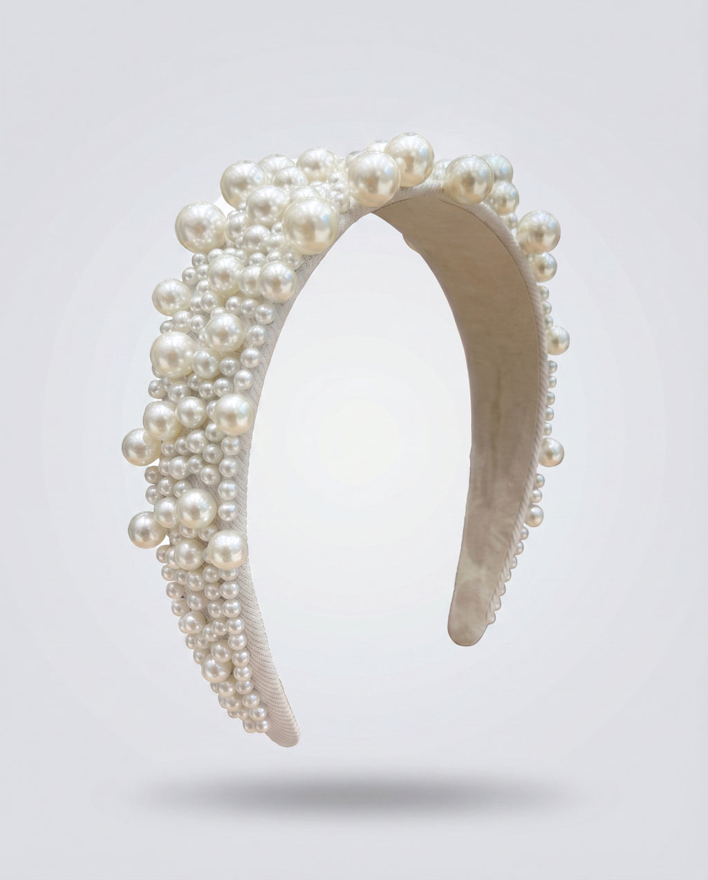 Girls White Pearl Hairband