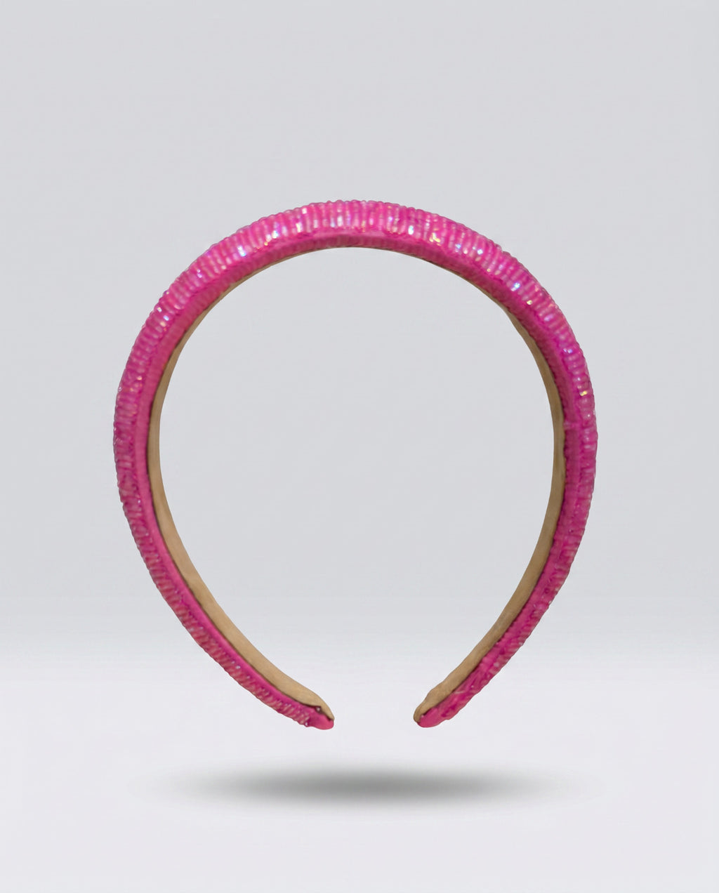 Girls Pink Satin Hairband