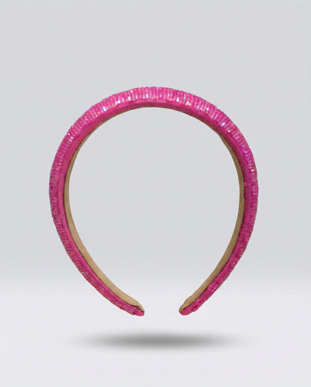 Girls Pink Satin Hairband