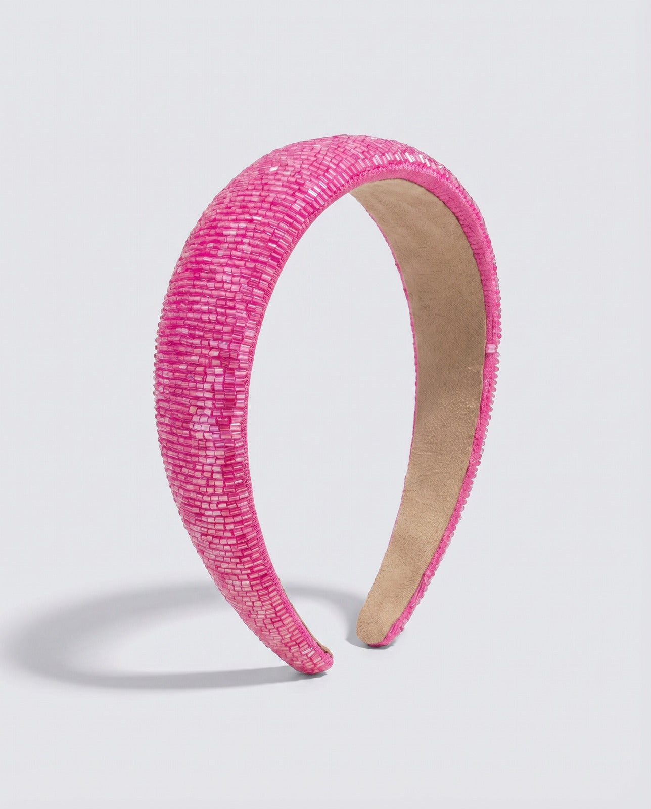 Girls Pink Satin Hairband