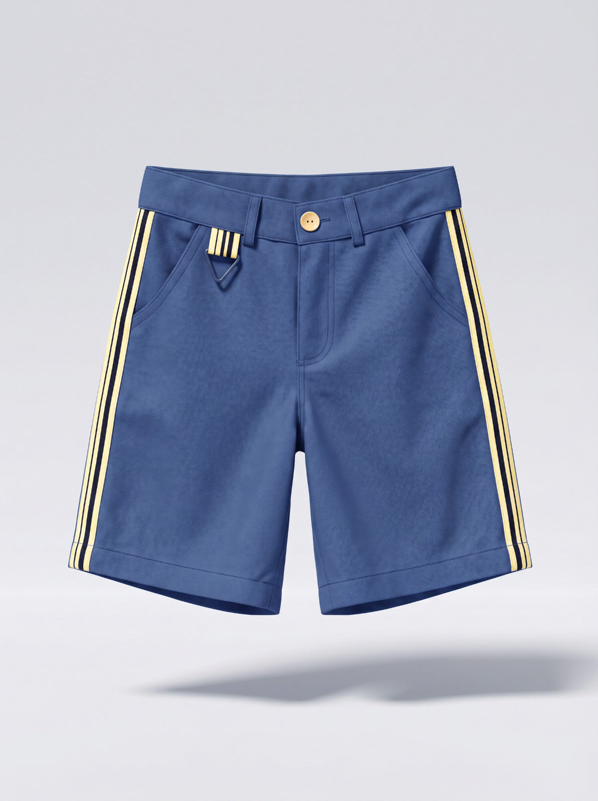 Boys Blue Side Stripe Shorts