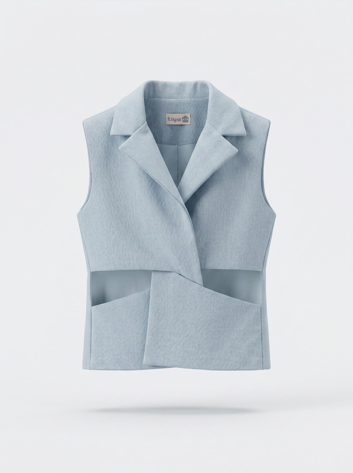 Girls Blue Denim Vest