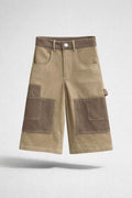 Boys Beige Chino Pants