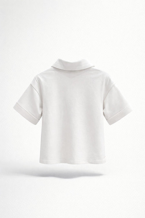 Boys Beige T-Shirt