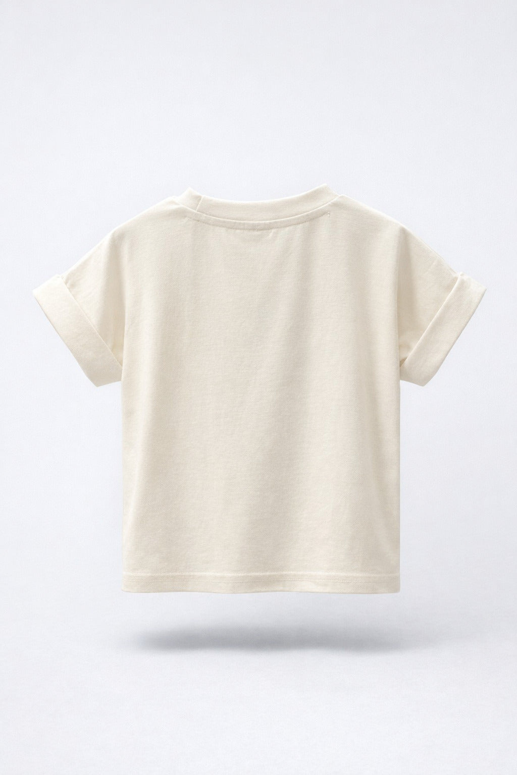 Boys Cream Citrus Fruit Embroidered T-Shirt