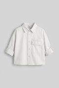 Boys Off White Shirt