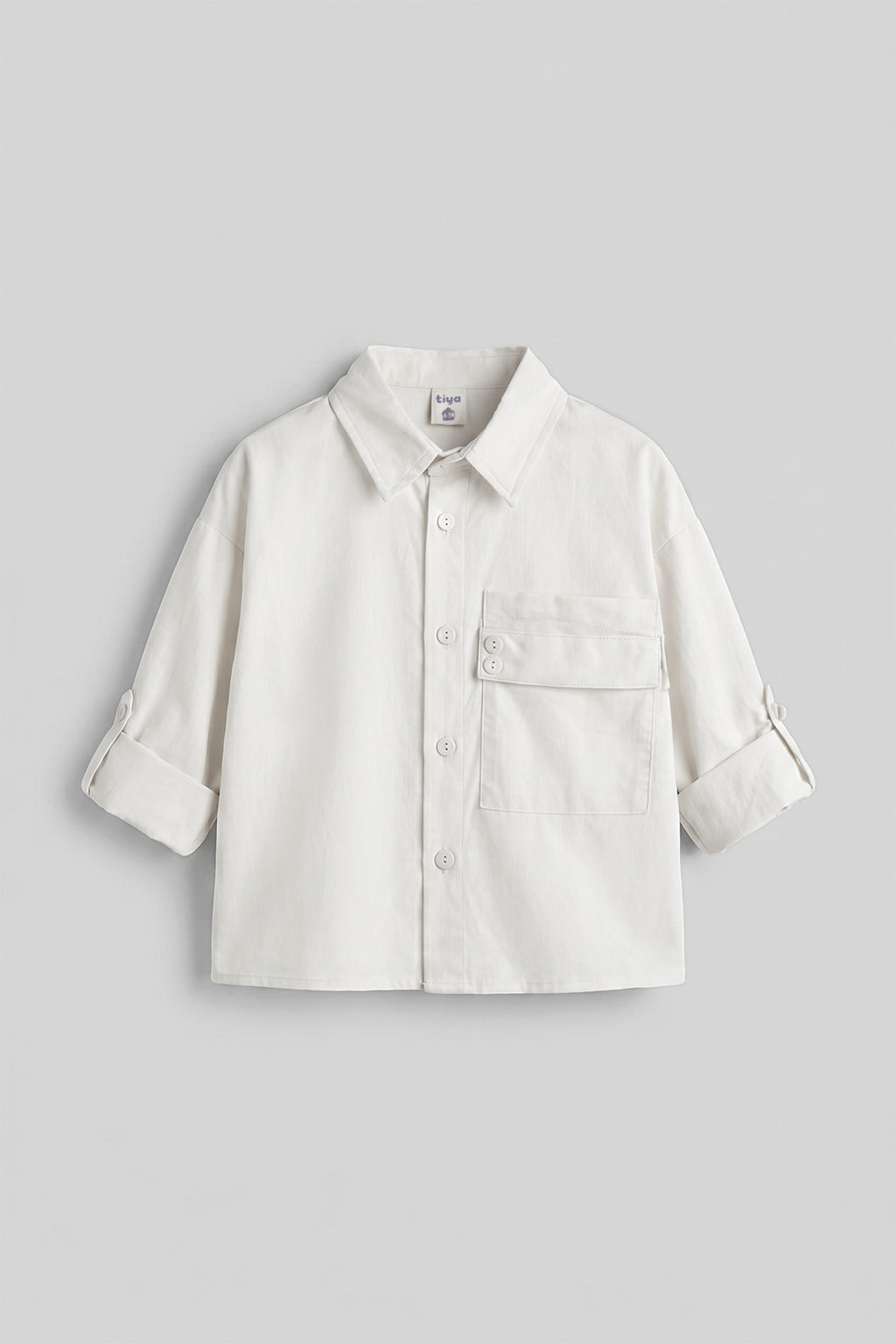 Boys Off White Shirt