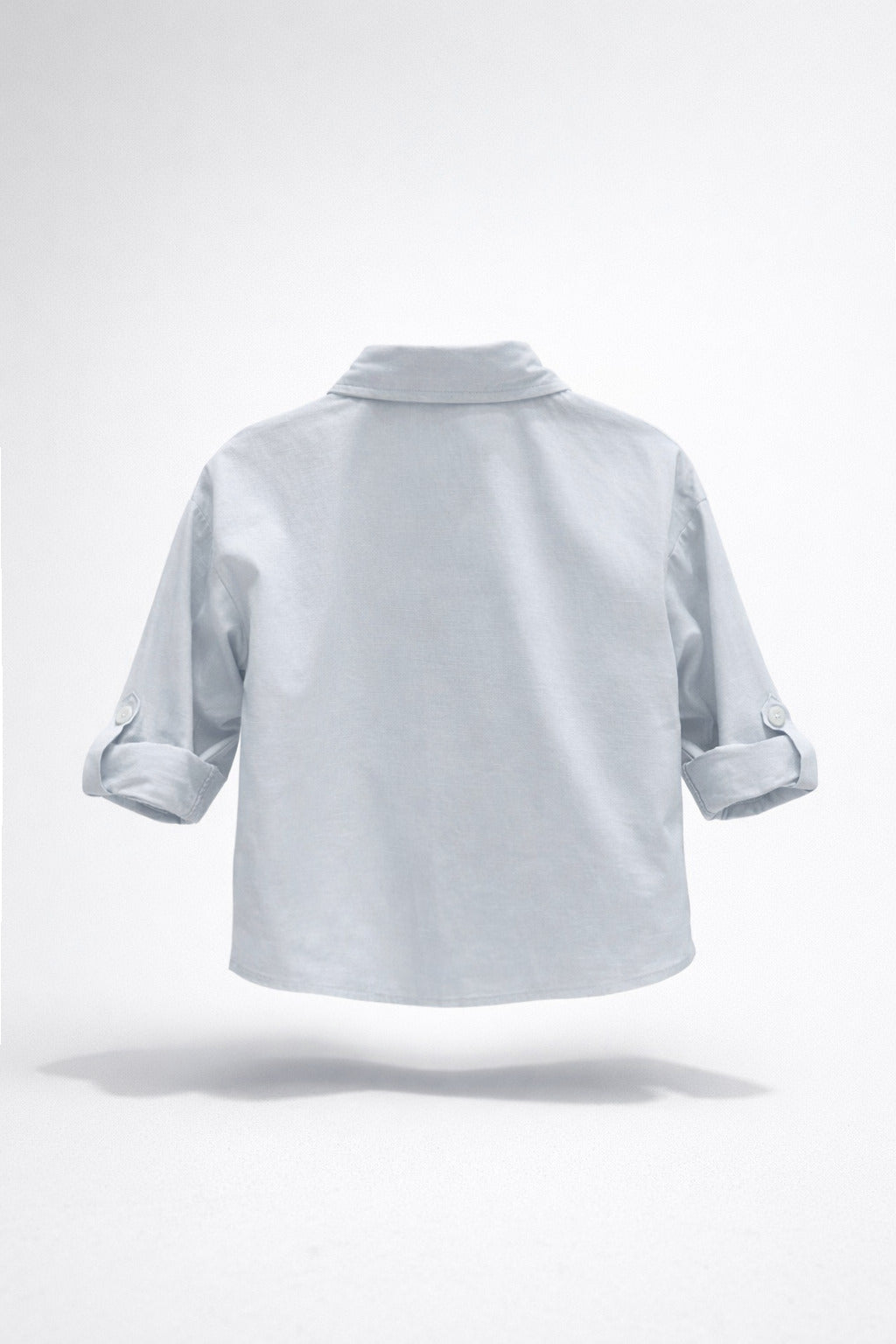 Boys Blue Collar Shirt