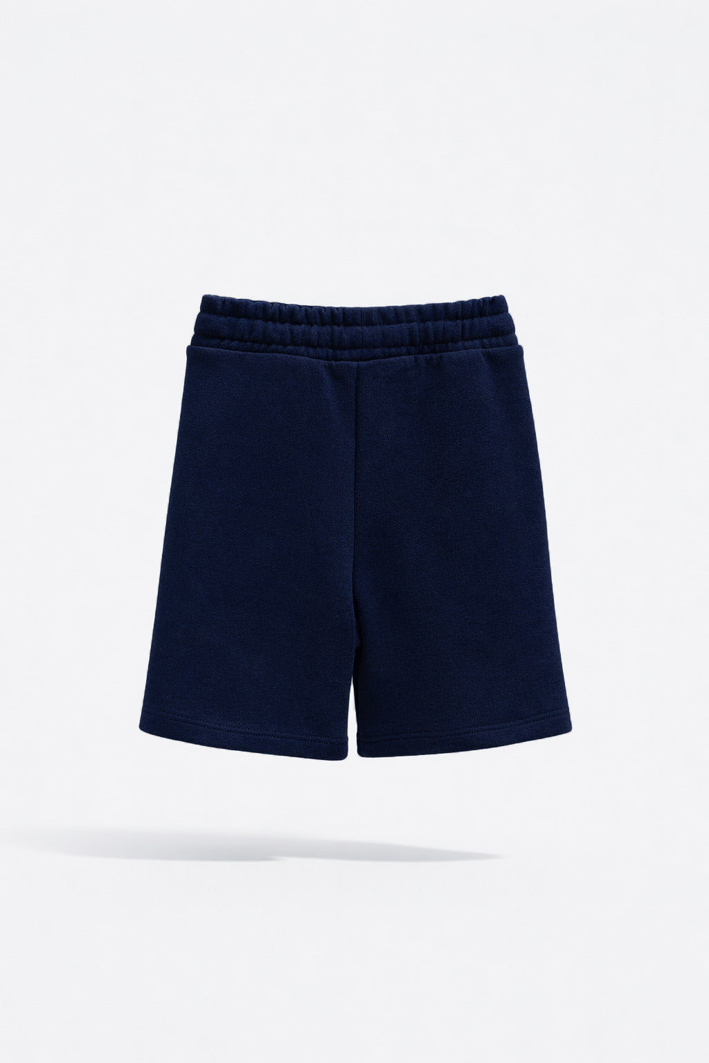 Boys Navy New York Script Print Jogger Shorts