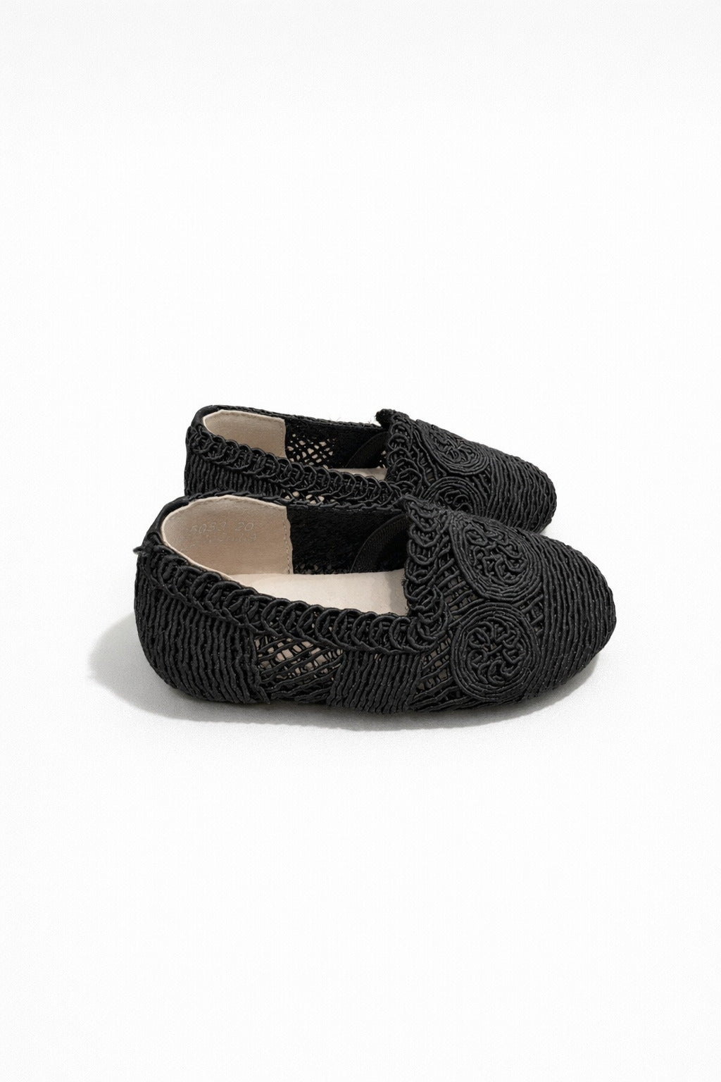 Girls Black Flat Shoes
