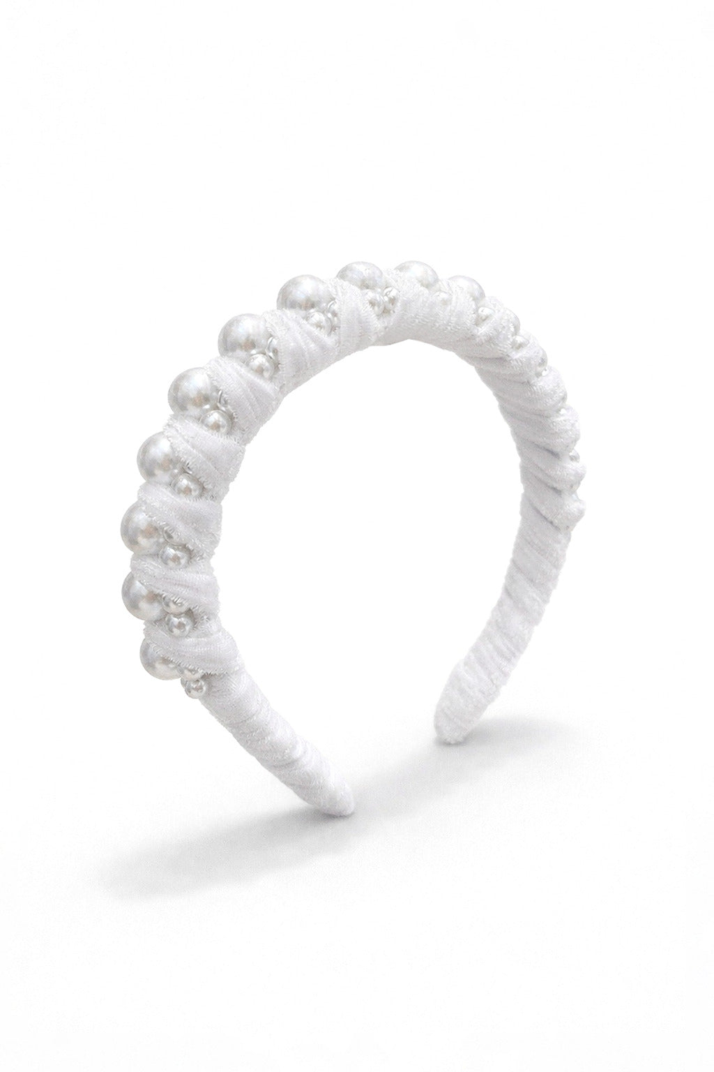 Girls White Headband