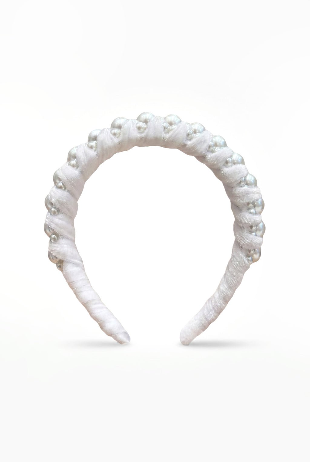 Girls White Headband