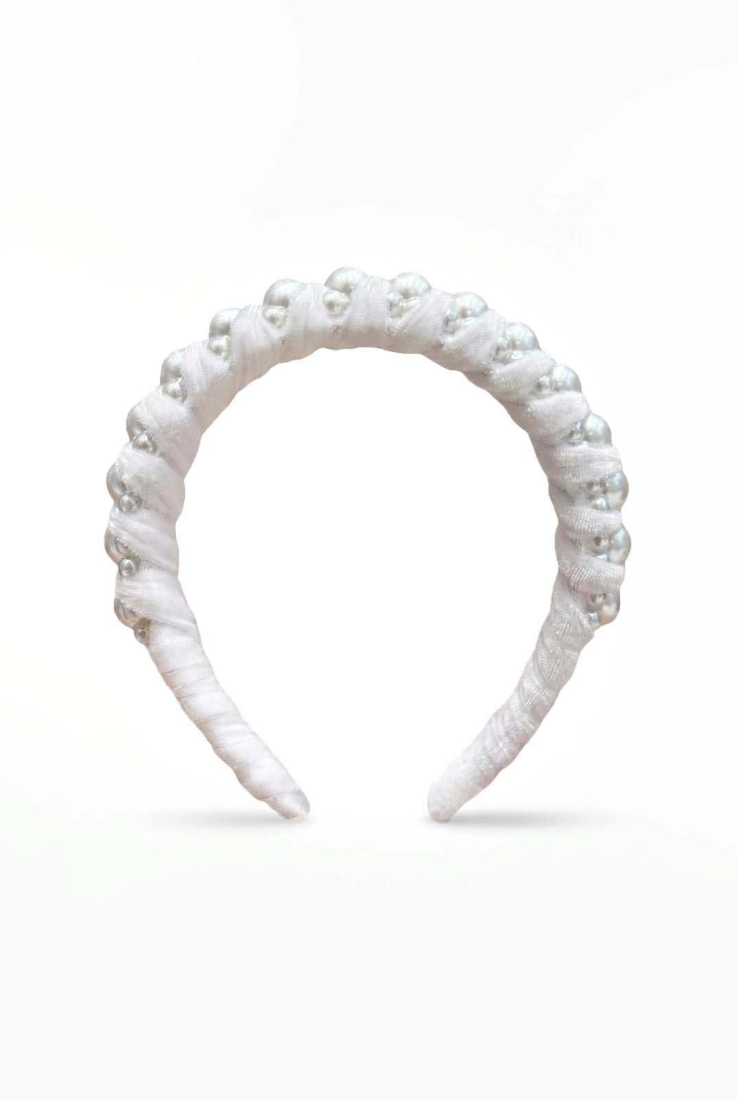 Girls White Headband