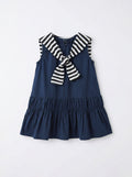 B0618 GIRL DRESS Navy
