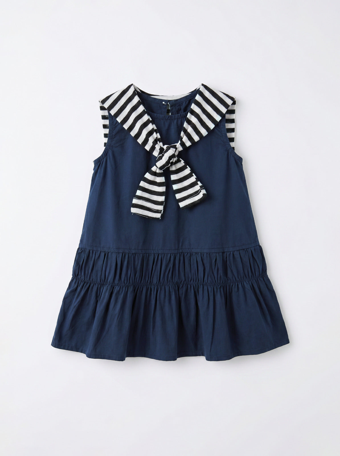 B0618 GIRL DRESS Navy