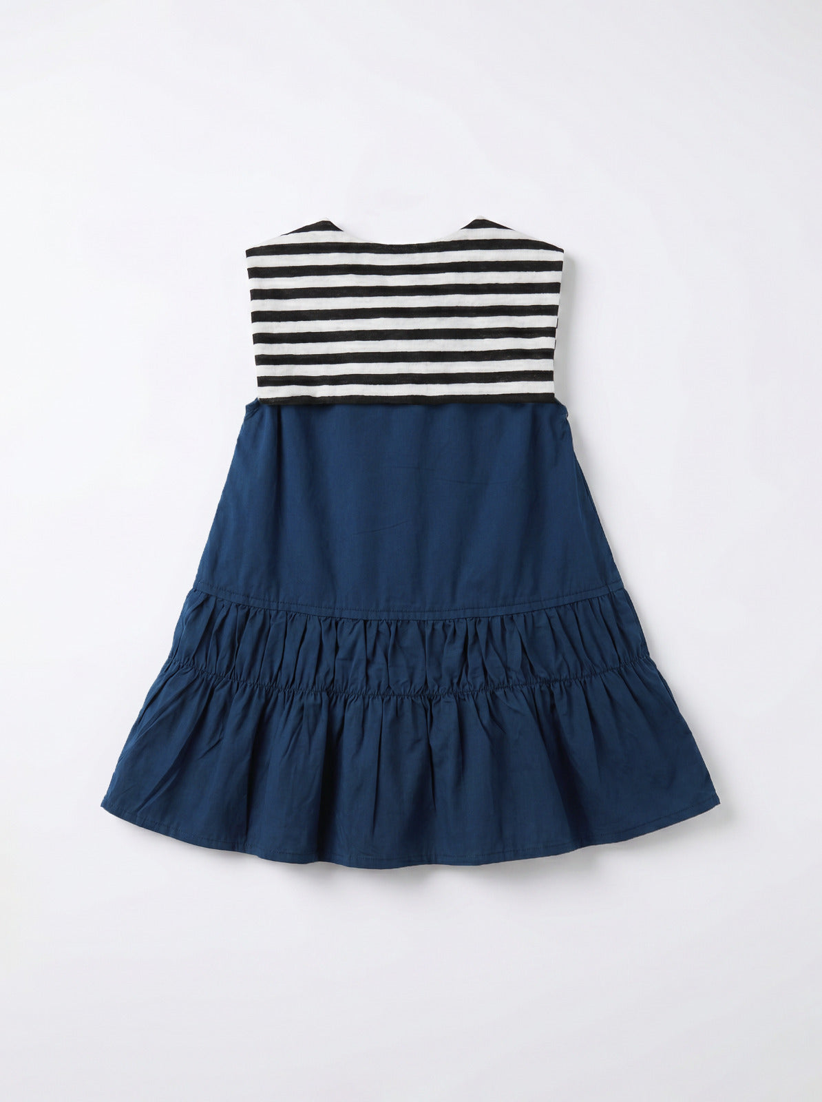 B0618 GIRL DRESS Navy