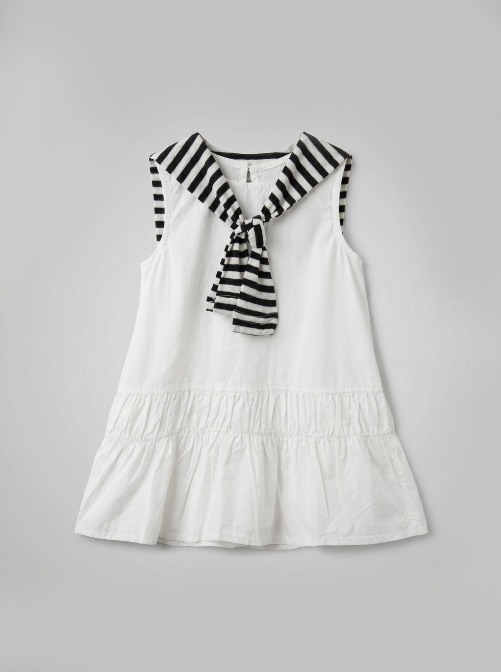 B0618 GIRL DRESS White
